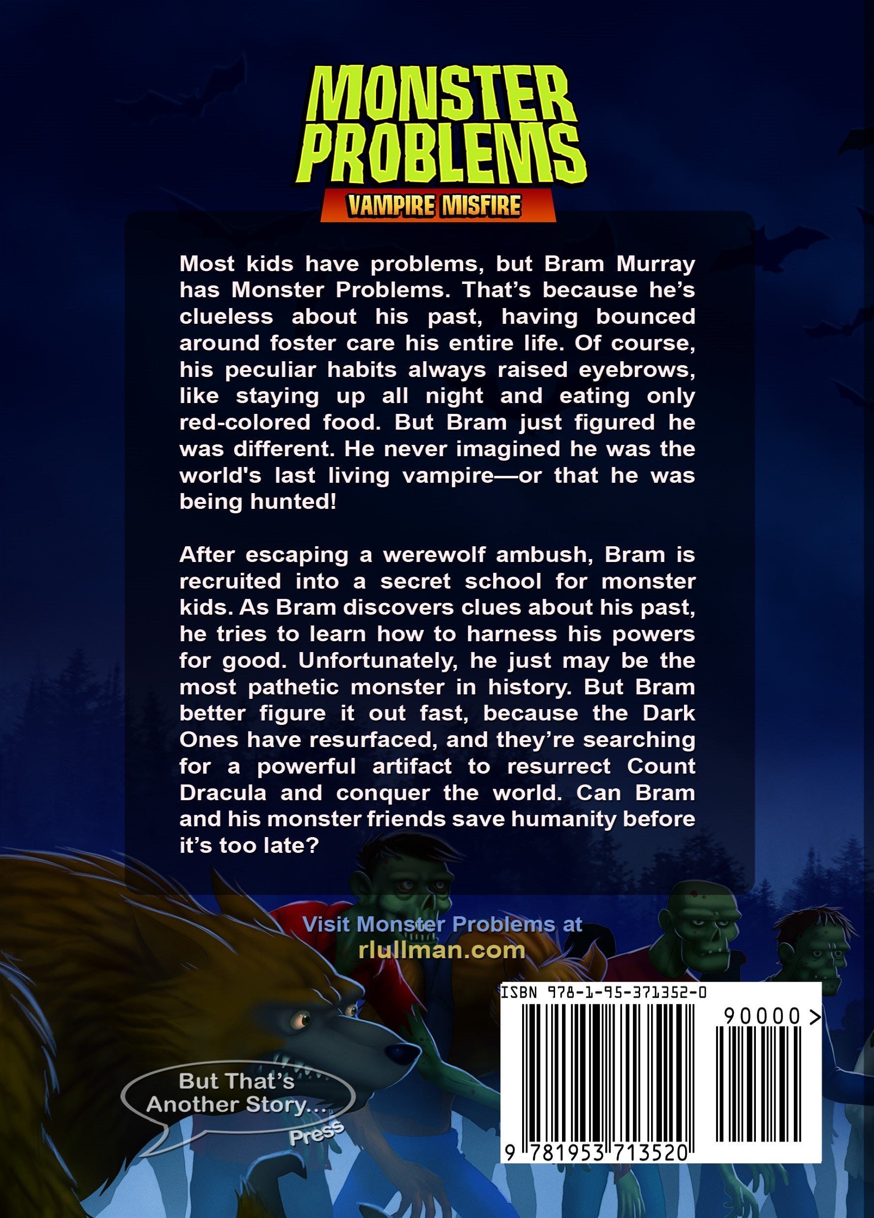 Monster Problems: Vampire Misfire (Signed Paperback)