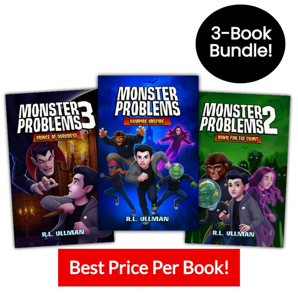 childrens books monsters Monster Problems Bundle: Books 1-3 (Paperbacks)
