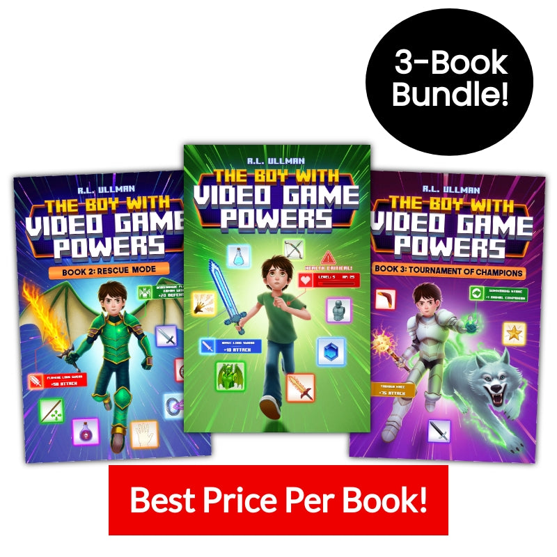 The Boy with Video Game Powers Bundle Books 1-3 (Paperbacks)