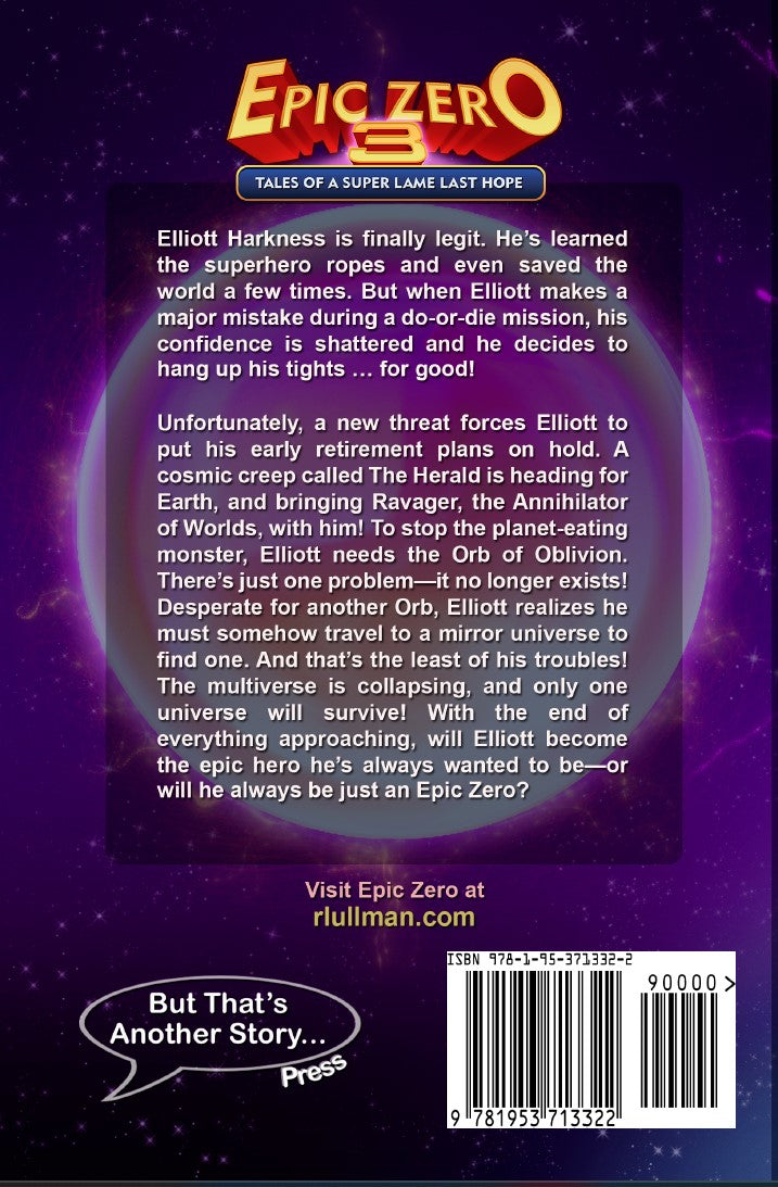 Epic Zero 3: Tales of a Super Lame Last Hope (Paperback)