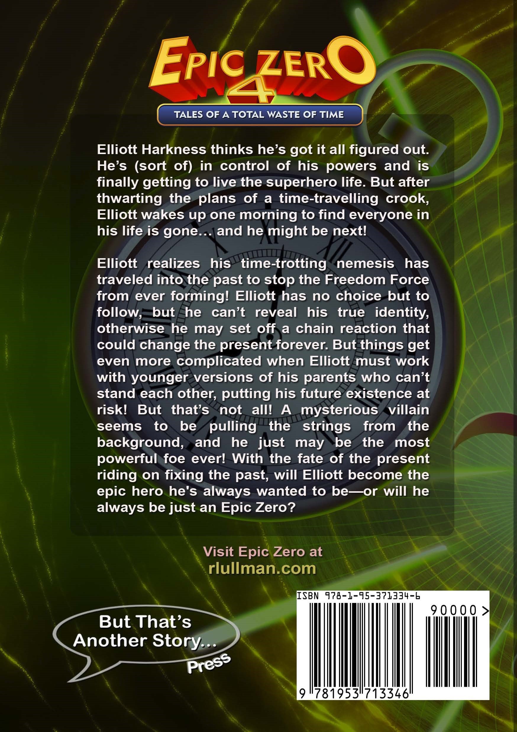 Epic Zero 4: Tales of a Total Waste of Time (Paperback)