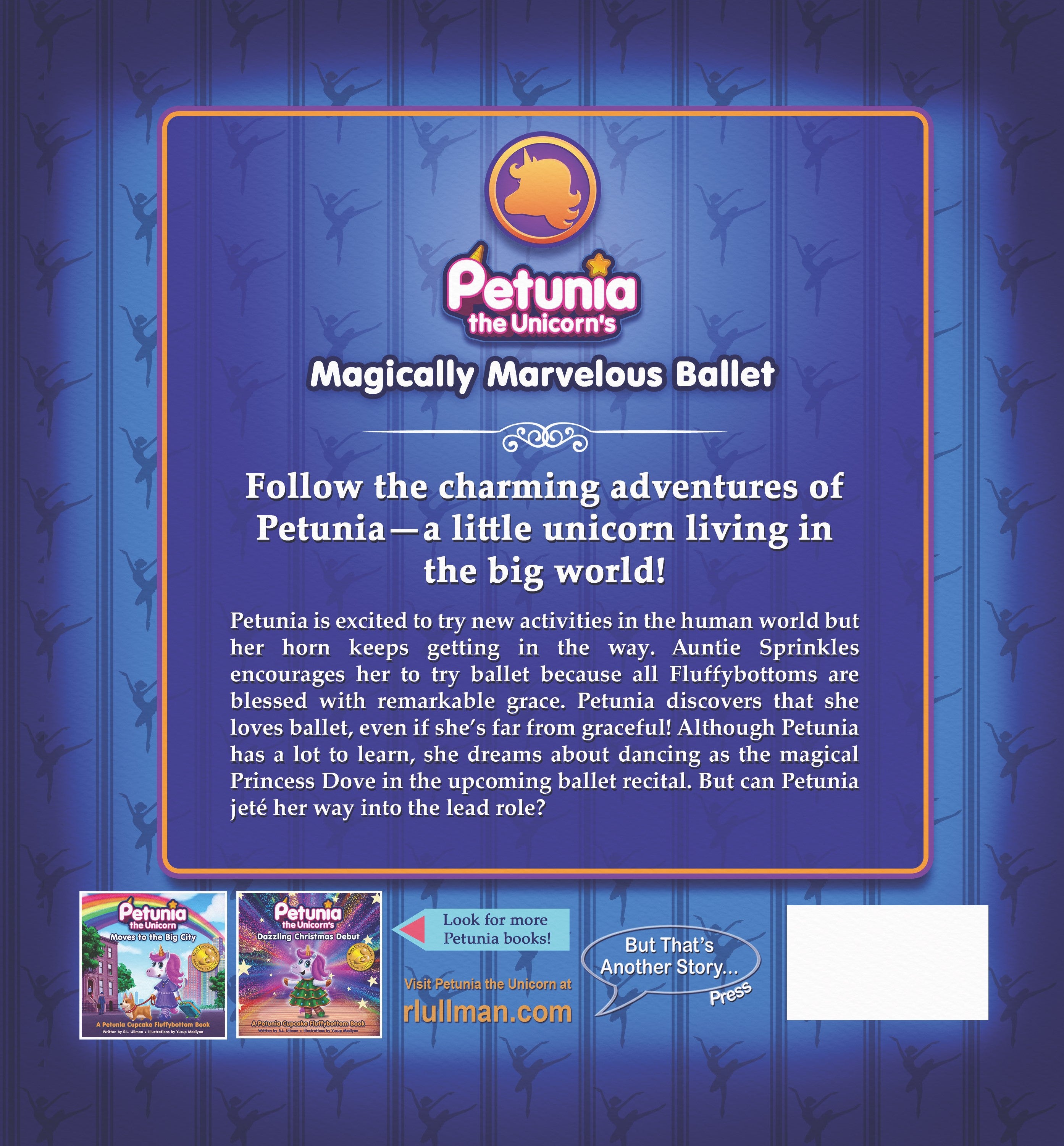 Petunia the Unicorn's Magically Marvelous Ballet (Signed Hardcover)
