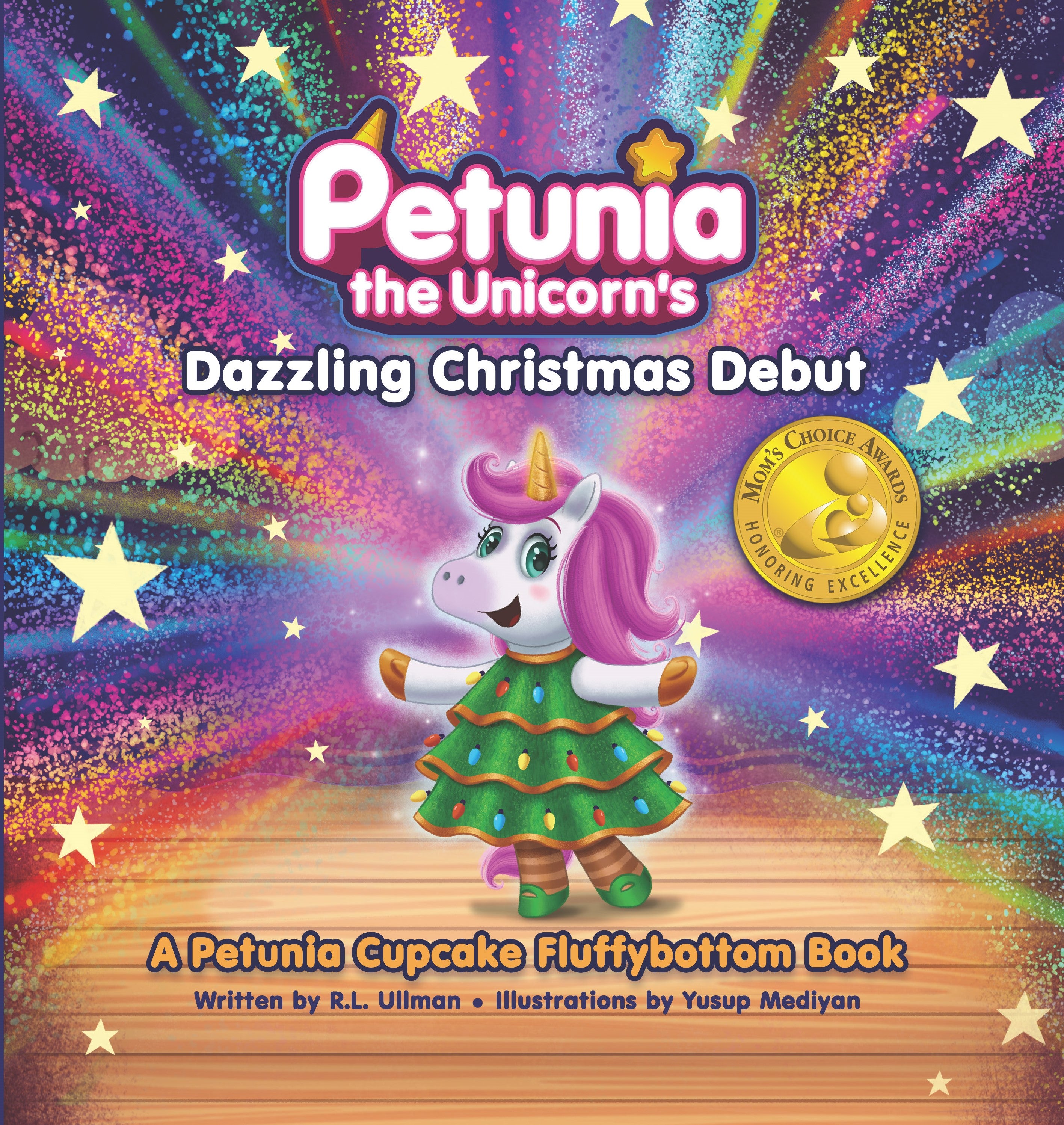 Petunia the Unicorn's Dazzling Christmas Debut (Signed Hardcover)