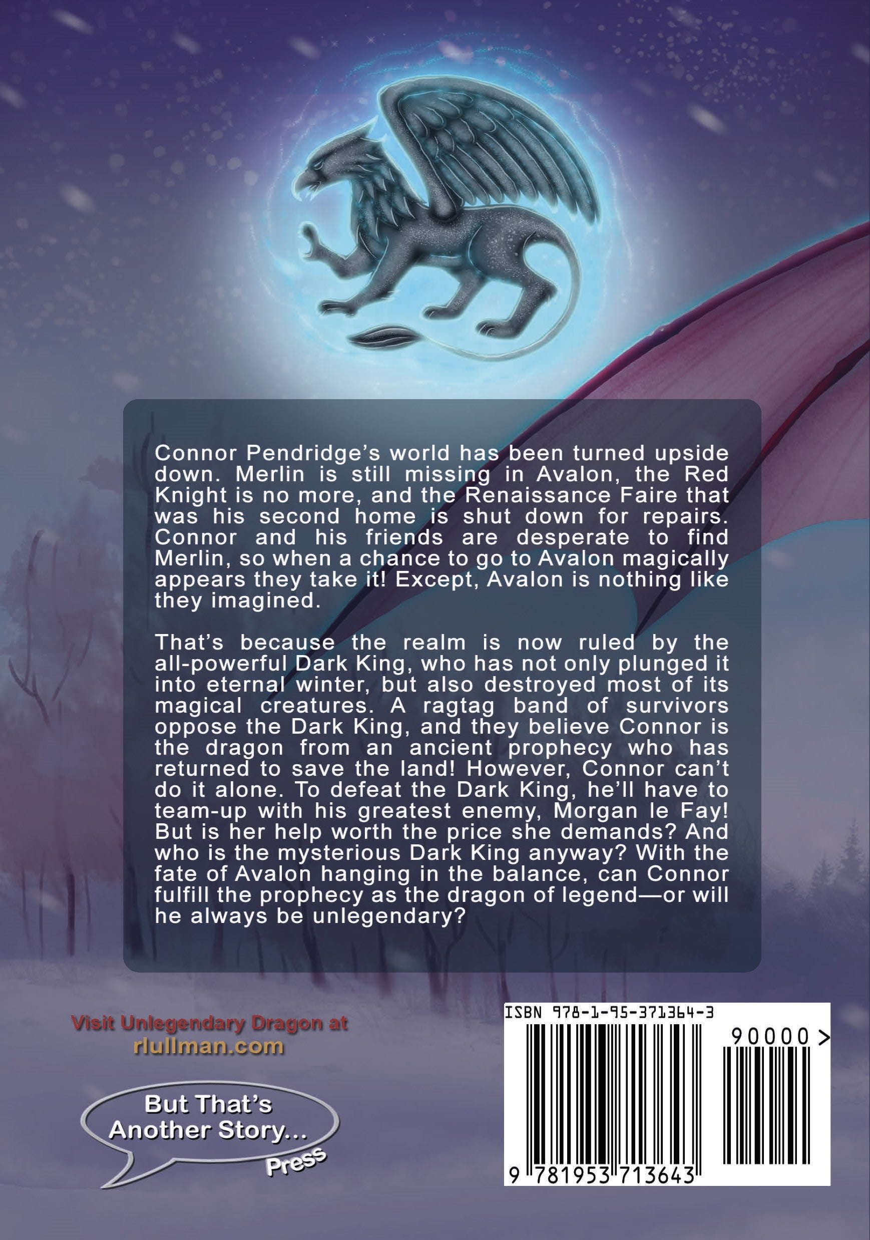 Unlegendary Dragon 3: The Battle for Avalon (Paperback)